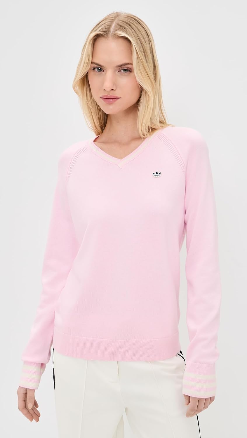 Adidas Golf Women's Originals Cashmere Sweater S Clear Pink