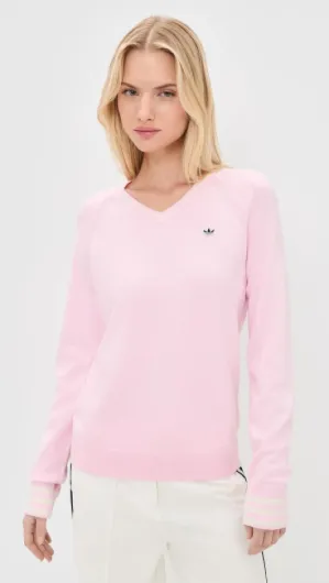 Adidas Golf Women's Originals Cashmere Sweater S Clear Pink