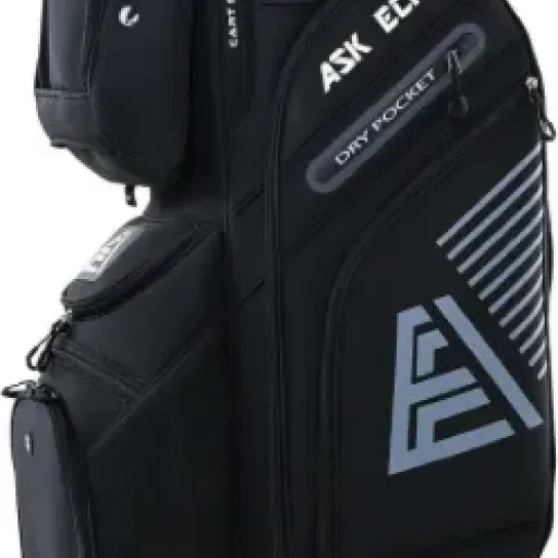 ASK ECHO 2024 T-Lock Golf Cart Bag Review: a quiet, organized cart bag that’s big but practical