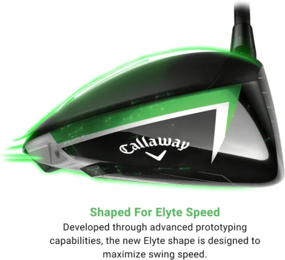 ELYTE Driver Elite Driver, Right-Handed, Project X Denali Charcoal Graphite USA Direct Import, 2025 Model, Callaway Golf Club, 10.5°, Denali CHARCOAL50/S