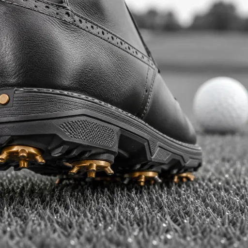 Luxury men’s spiked golf shoes that elevate every round