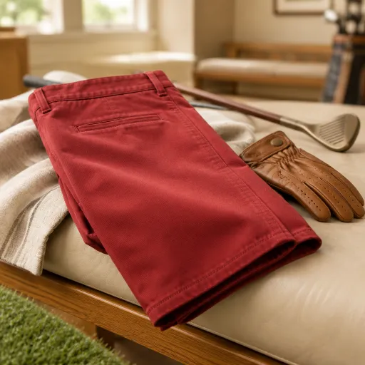 Red golf pants that elevate your look and your swing