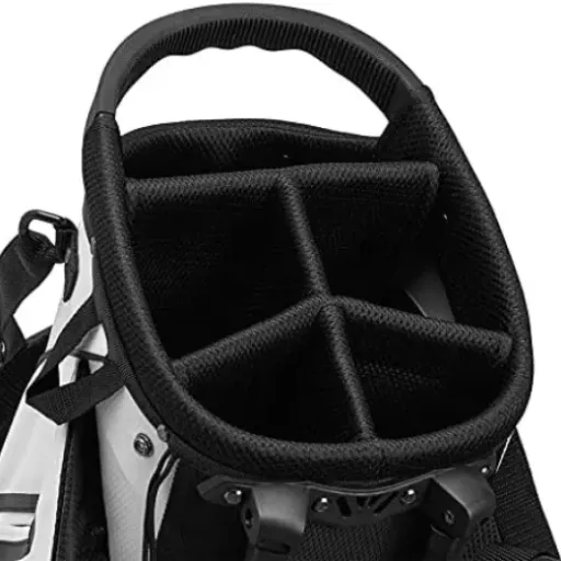 TaylorMade 5.0 ST Stand Bag White/Black Review: light, simple, and focused on essentials