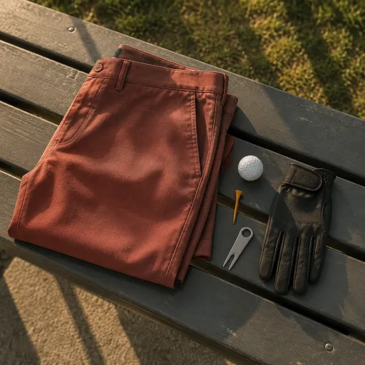 Refined red golf shorts for men who demand performance and style