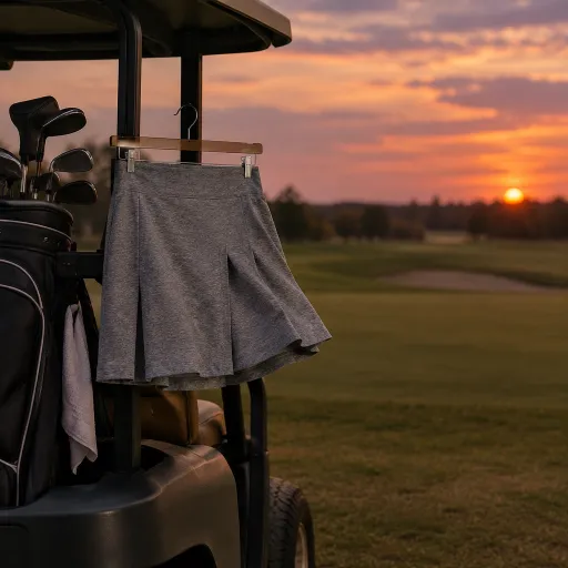 The refined heather golf skort every golfer should own