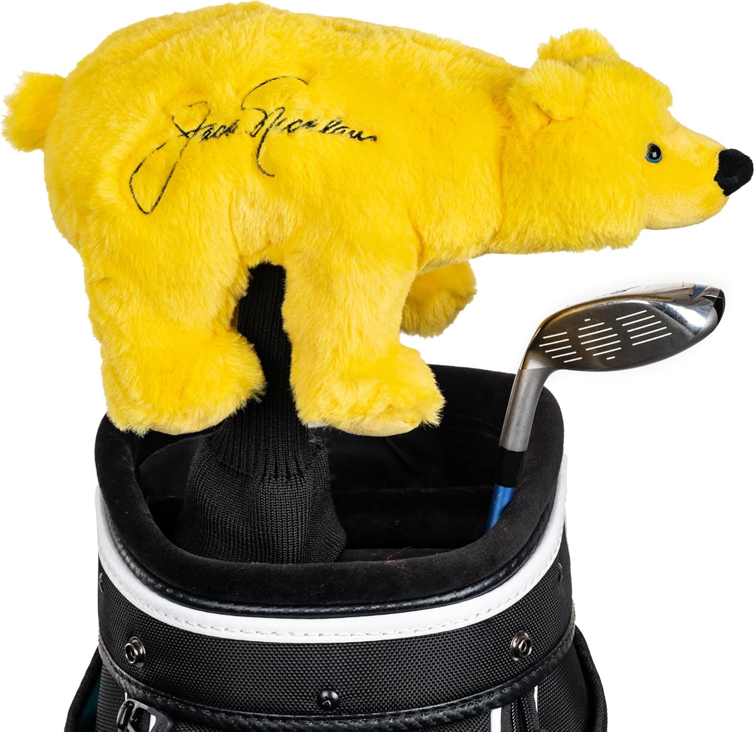 Daphne's Headcovers Jack Nicklaus Golden Bear Driver Headcover - Premium Driver Headcover - Funny Golf Club Covers - Stylish Protection for Clubs - Men's Golf Gear - Driver Headcover for Men and Women