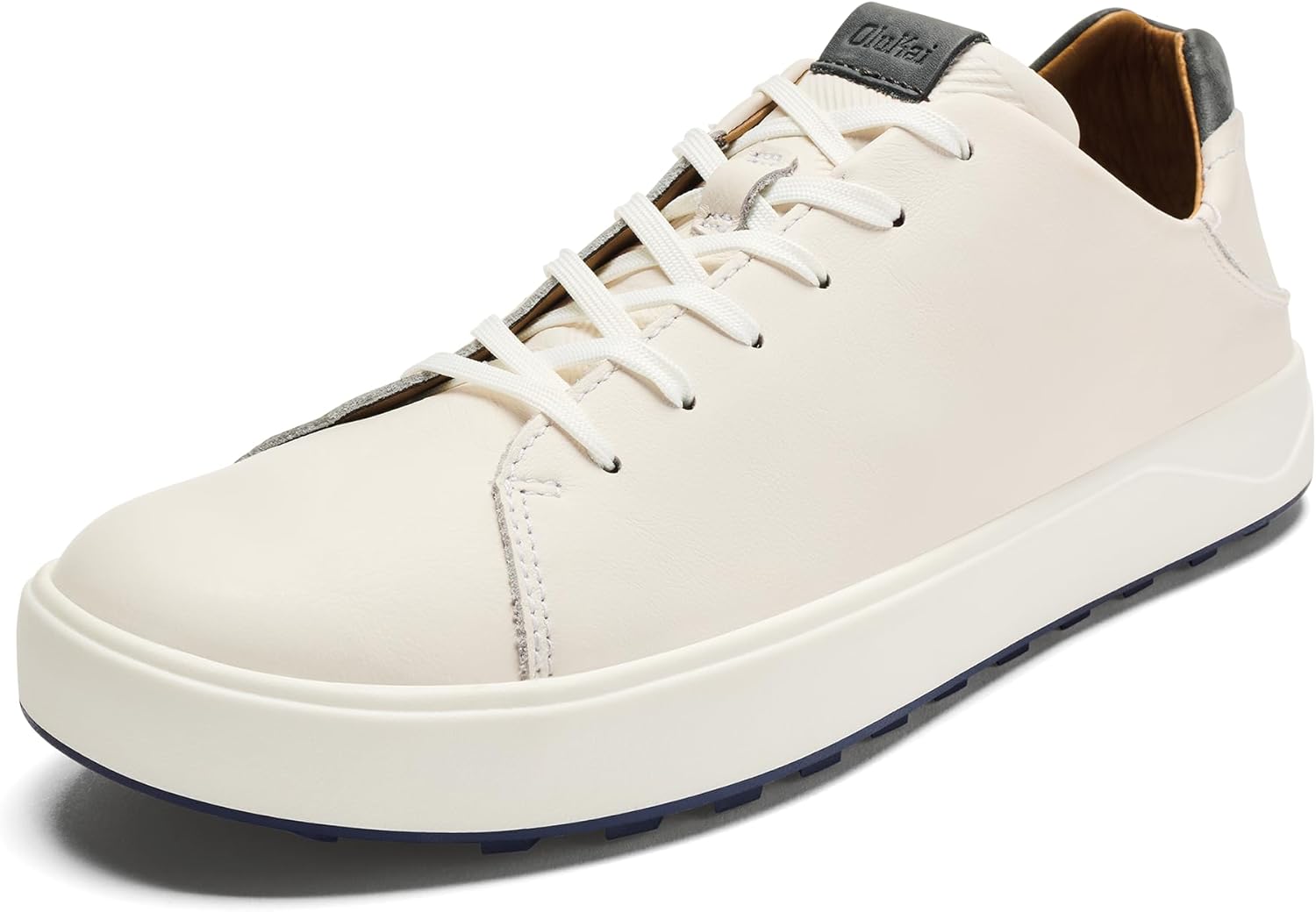 Wai'alae Men's Golf Shoes, Spikeless Golf Shoes, Supple Full-Grain Leather & Contoured Footbed, Waterproof & Stain-Resistant