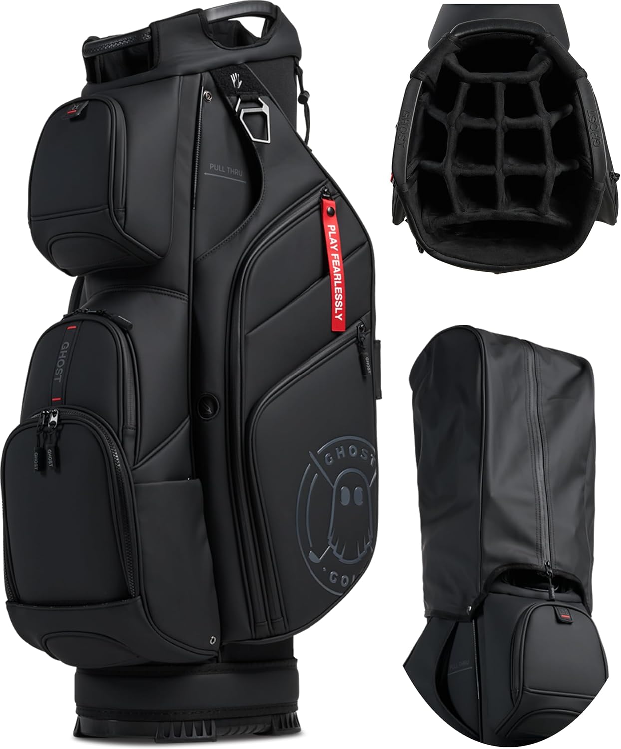 Cart Bags, GT-14 - Golf Bags for Men & Women, 14-Way Dividers with Premium Materials & Magnetic Pockets - Golf Bag Capacity with 11 External Pockets
