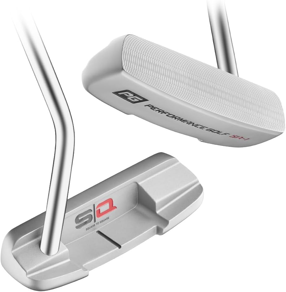 SQ Putter I Square-to-Square Technology I Make More Putts with A Straighter Stroke I Designed by Club Innovation Expert I 4 Face Stability Features