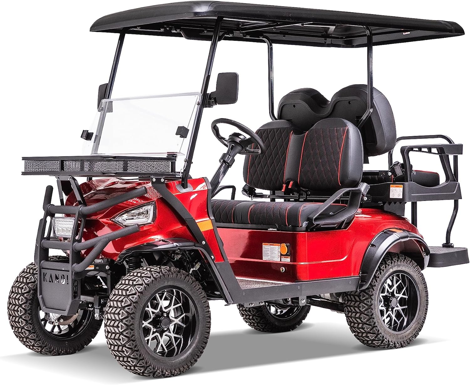 America 4 Passenger Electric Cruiser for Adults – Powerful 5,000-Watt Electric Motor- Electric Cart 4 Seats – Heavy Duty Golf Cart – Electric Passenger Cart –