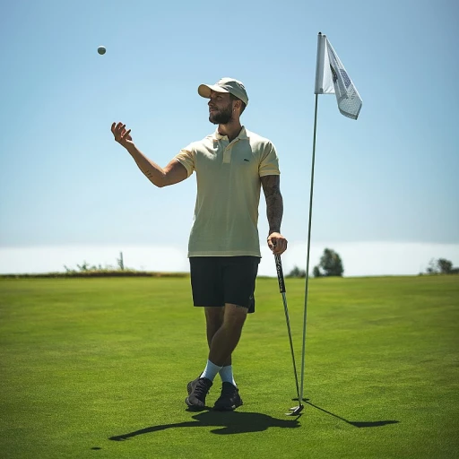The Allure of a Crimson Golf Dress