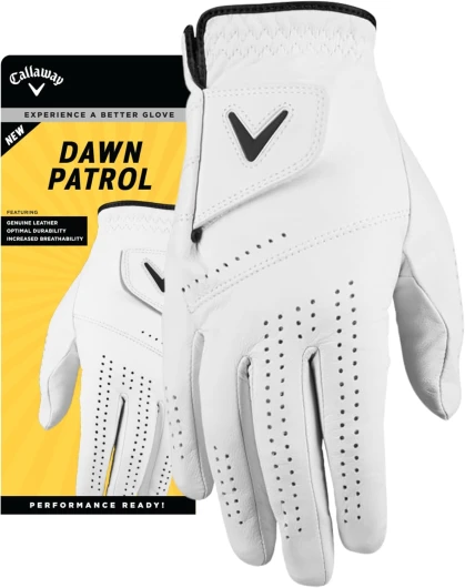 Golf Dawn Patrol Glove Standard Medium White 2024 Worn on Right Hand