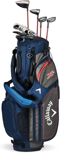 Golf XR Complete Set Blue/Red Right Steel, Standard Length Regular