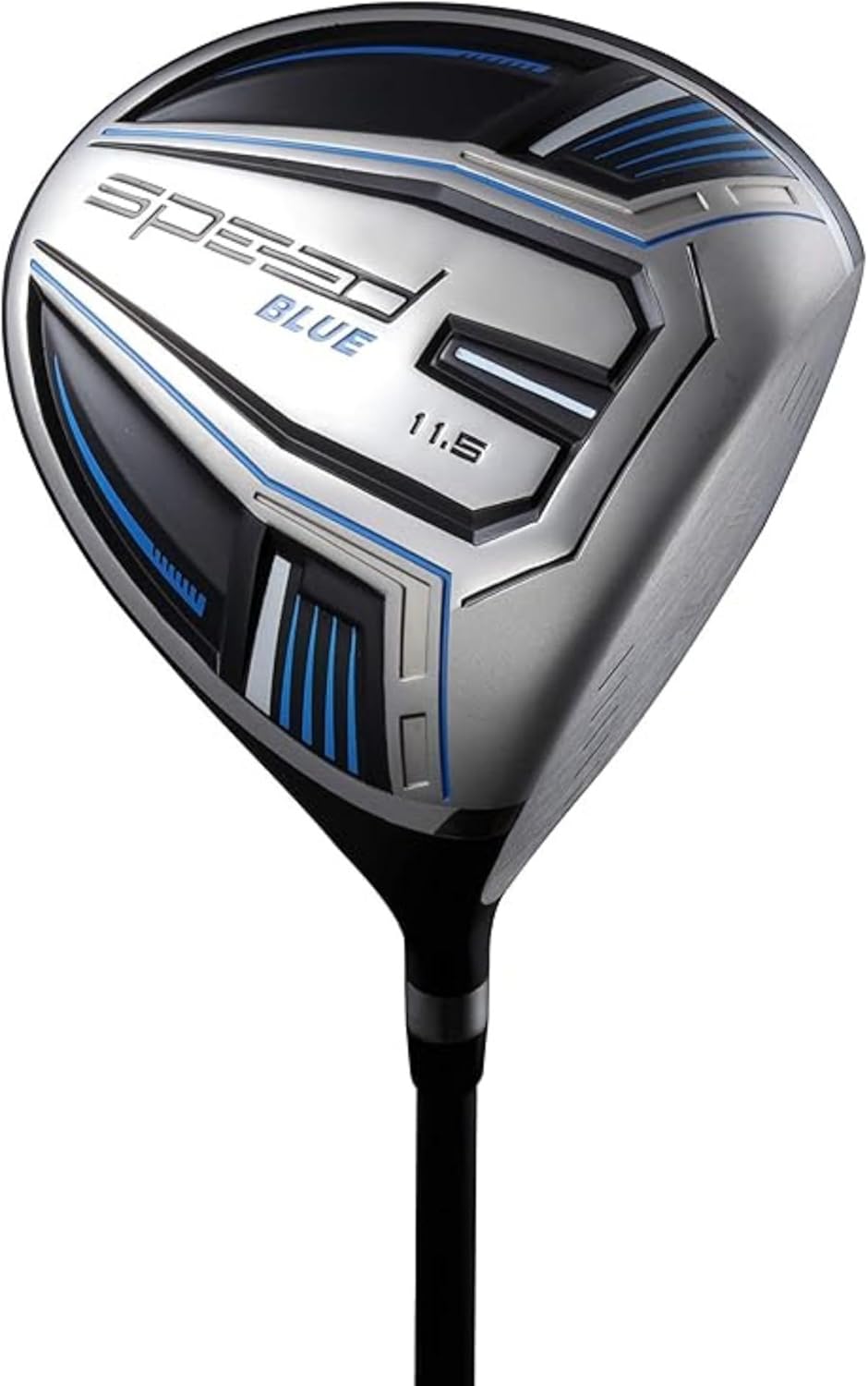 Speed Titanium Driver Golf Club, 10°, 11.5°, 12.5° Loft (Right & Left Handed), Lightweight Graphite Shaft, Oversized Sweet Spot, Aerodynamic, USGA Conforming Mens Golf Driver + Deluxe Headcover Right Blue 11.5° Loft