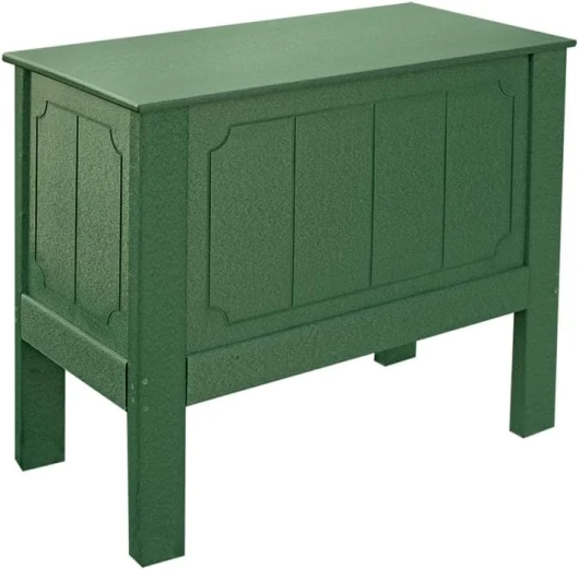 GD1130 Recycled Plastic Raised Bulk Divot Mix Storage Box Green