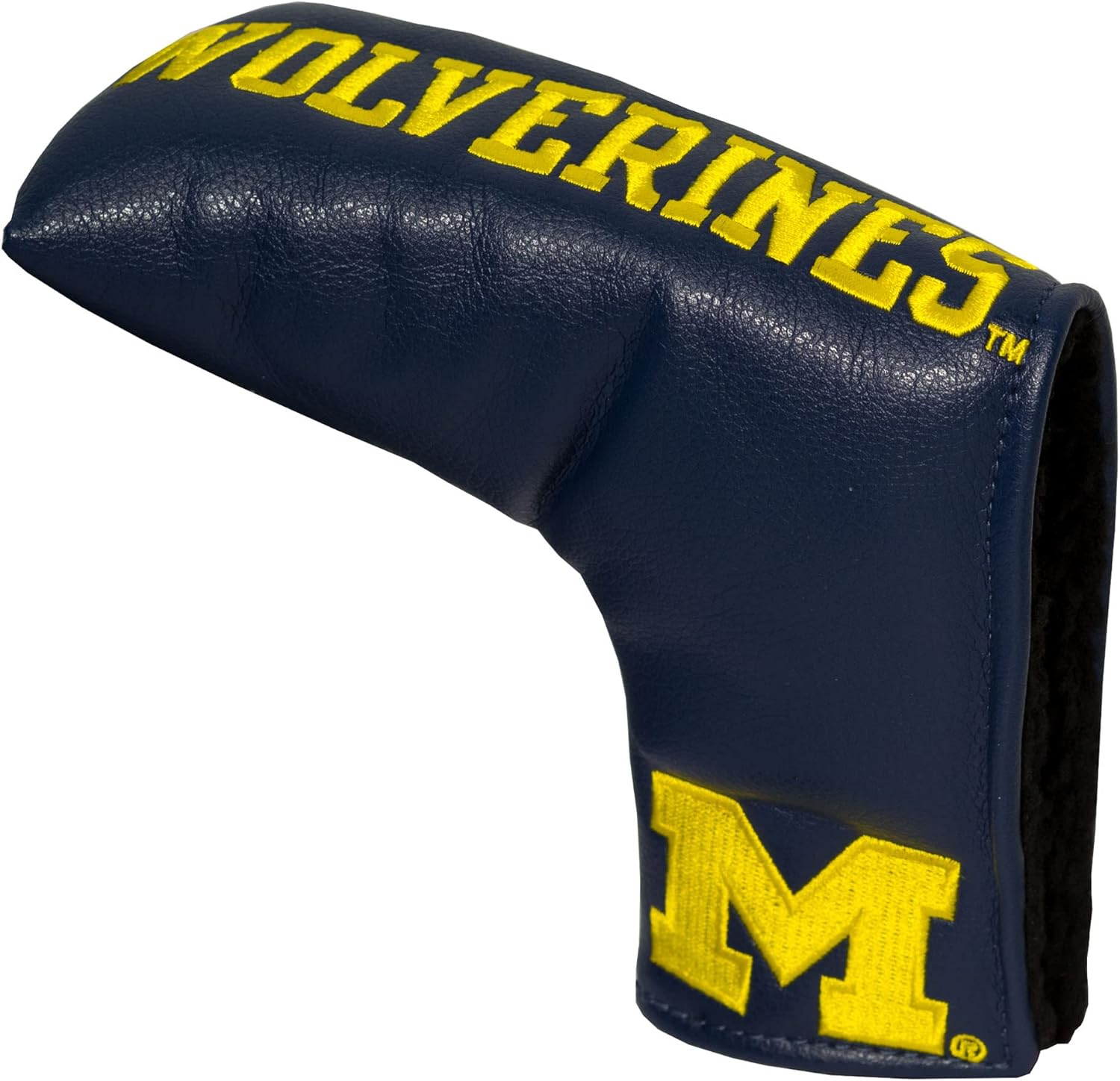 NCAA Golf Club Vintage Blade Putter Headcover, Form Fitting Design, Fits Scotty Cameron, Taylormade, Odyssey, Titleist, Ping, Callaway Michigan Wolverines One Size Multi Team Color