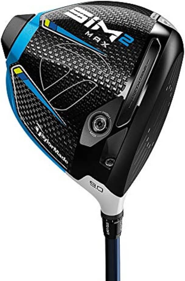 Golf SIM2 MAX Driver Right 10.5 Degrees Ventus Blue Stiff Golf Pride Z-Grip Black/Grey Standard 47g 0.600 Black/Light Grey/Blue