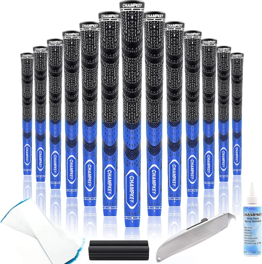 Premium Hybrid Golf Grips - 13 Pack All Weather Performance - Choose Between Full Kits and 13 Grips
