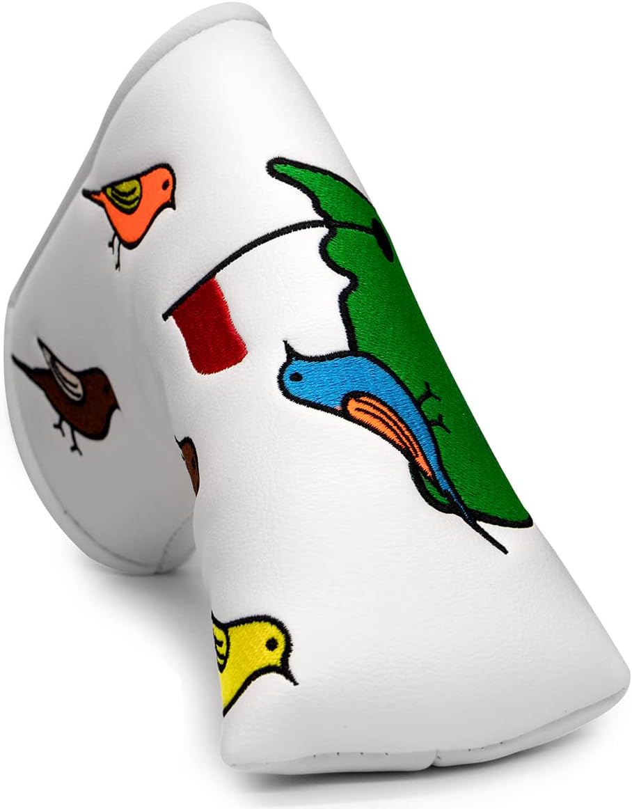 Birdie&Green Golf Club Covers for Driver, Fairway, Hybrids - 4 Options - Golf Driver Headcover/Golf Fairway Wood Head Cover/Hybrid Club Head Cover for Men Golfer