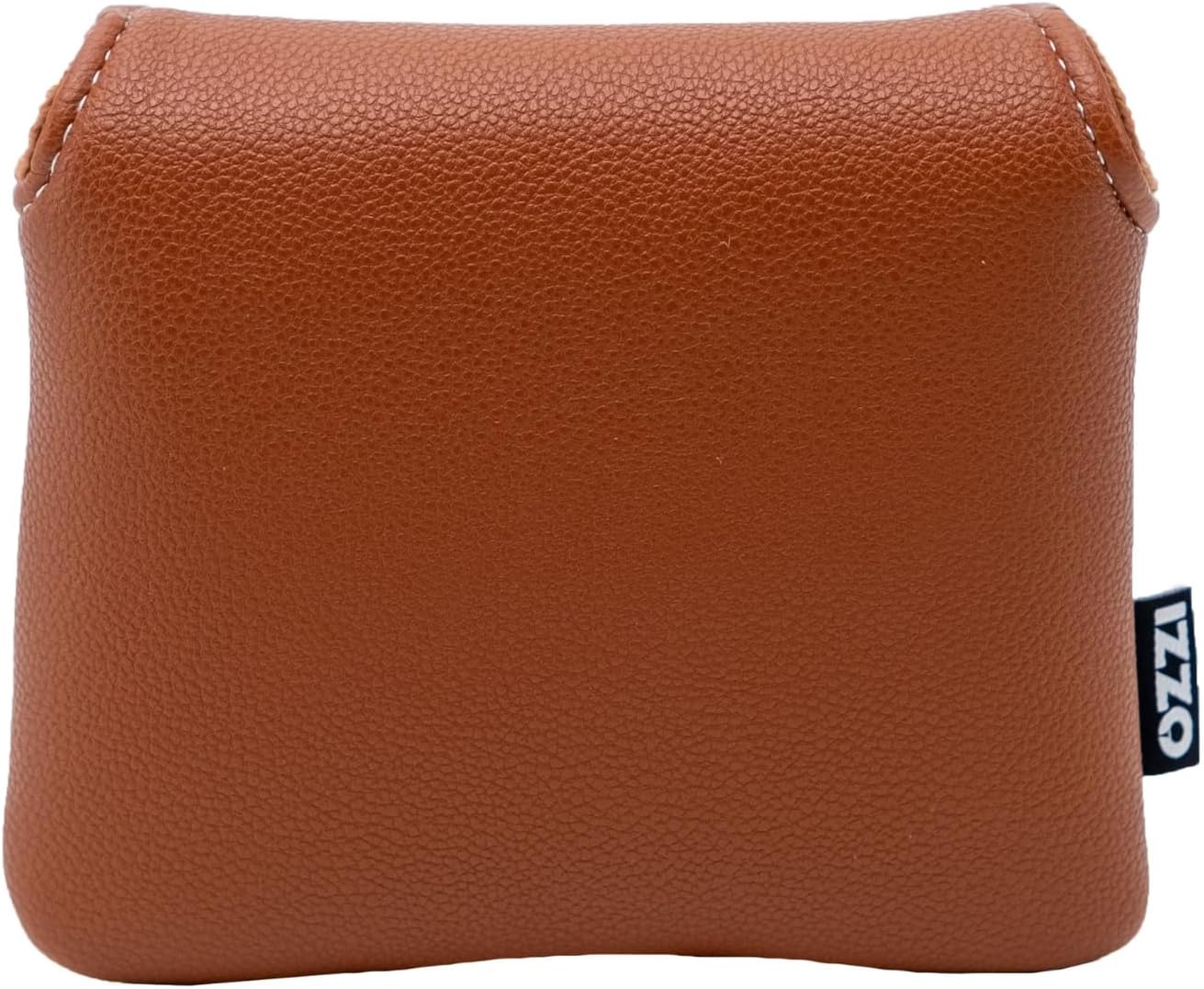 Premium Golf Putter Headcover Mallet Camel/White