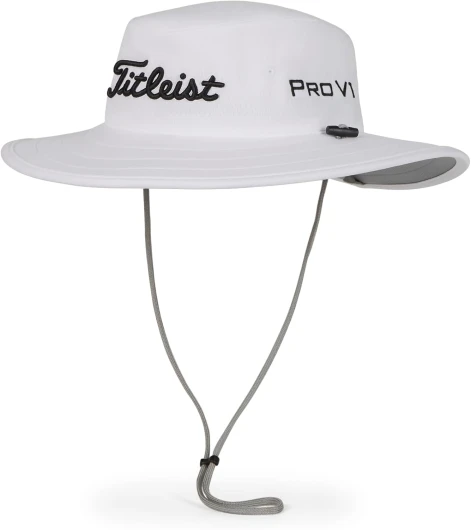 Men's Tour Aussie Golf Hat One Size White/Black