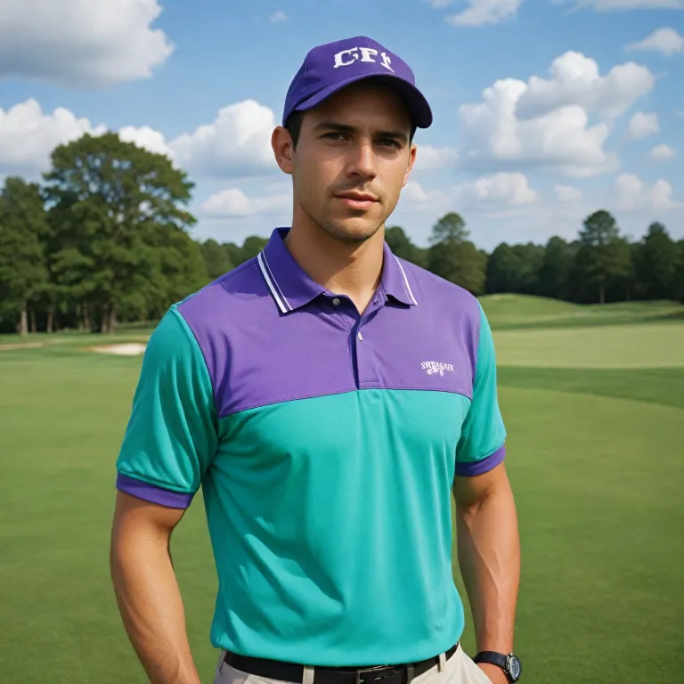 Elevate Your Game with a Purple Polo Golf Shirt
