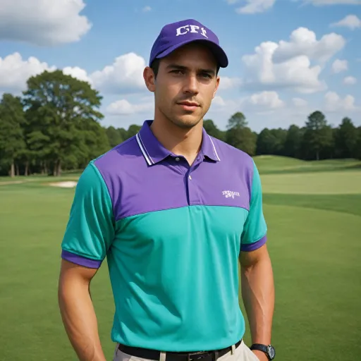 Elevate Your Game with a Purple Polo Golf Shirt