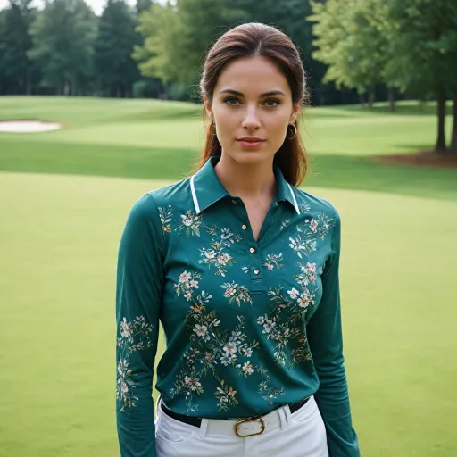 Elevate Your Game with Elegant Women's Long Sleeve Golf Shirts