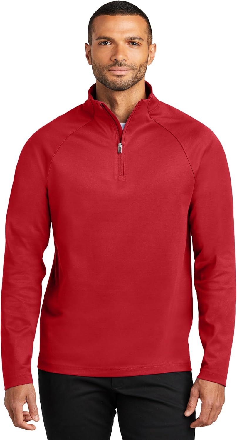 Men's Carbon-Free Cypress Quarter-Zip Pullover X-Large Rich Red