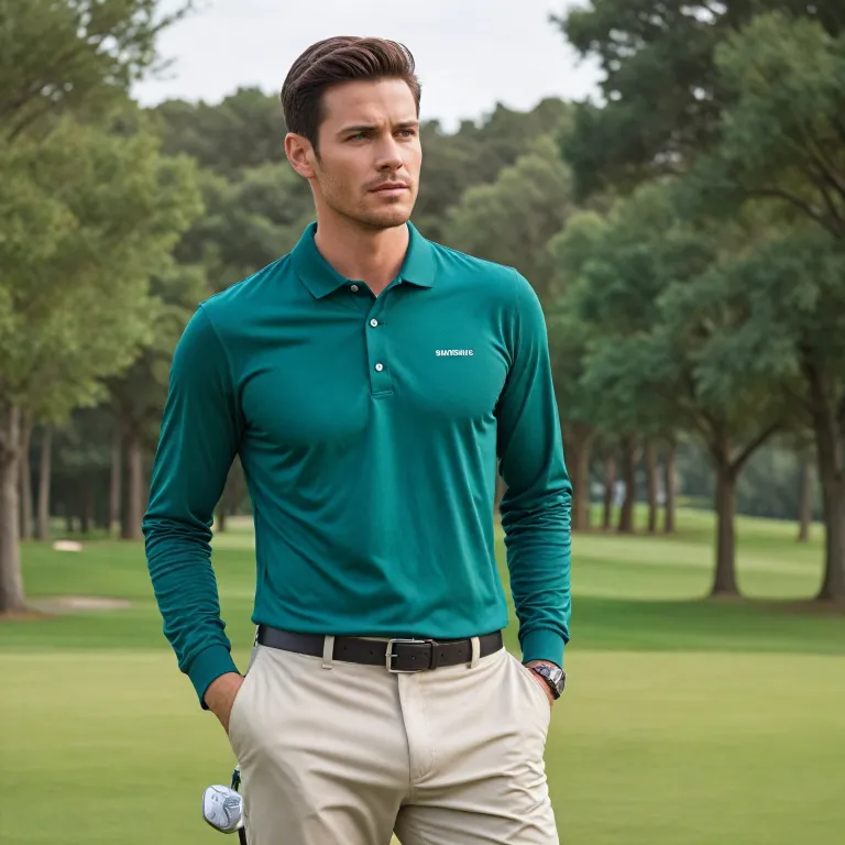 Elevate Your Game with Premium Men's Long Sleeve Golf Shirts