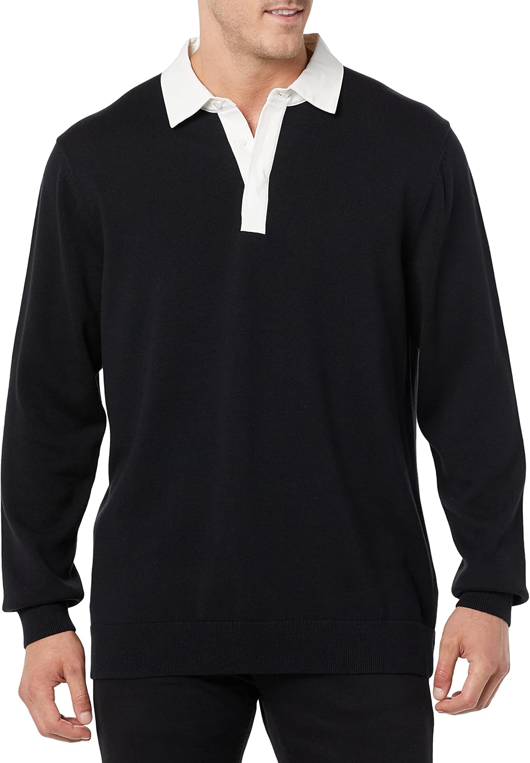 Men's Rugby Sweater X-Large Black