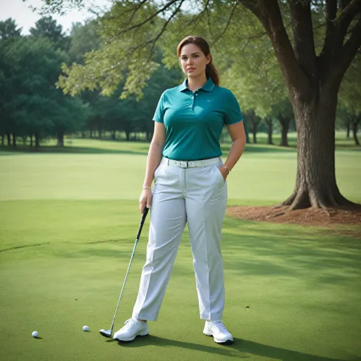 Elegant and Comfortable Golf Attire for Plus Size Women