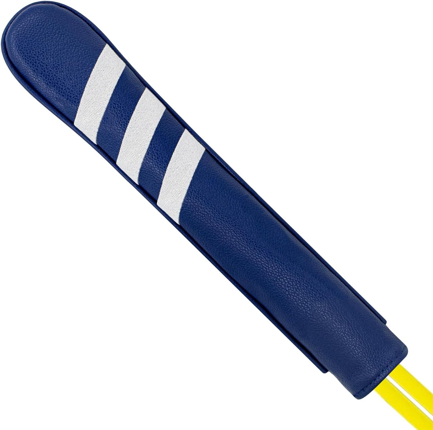 Golf Alignment Stick Cover Premium Leather Perfect Cover for Alignment Sticks Classic USA Design Alignment Sticks Holder Golf Club Protector Holds 2 Sticks - Blue