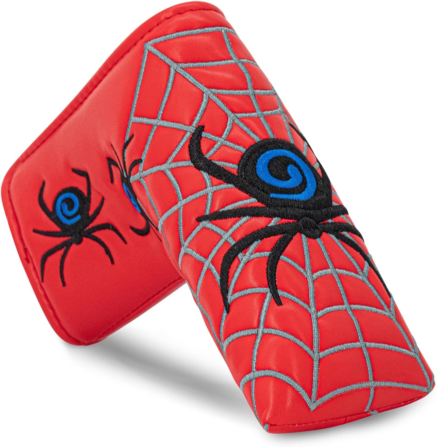 Spiders Golf Blade Putter Cover Golf Putter Headcover Synthetic Leather Closure for Scotty Cameron Odyssey Blade Taylormade Ping.