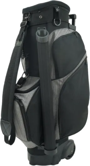 RJ Sports Spinner X Transport Wheeled Golf Cart Bag Black/Heather Grey