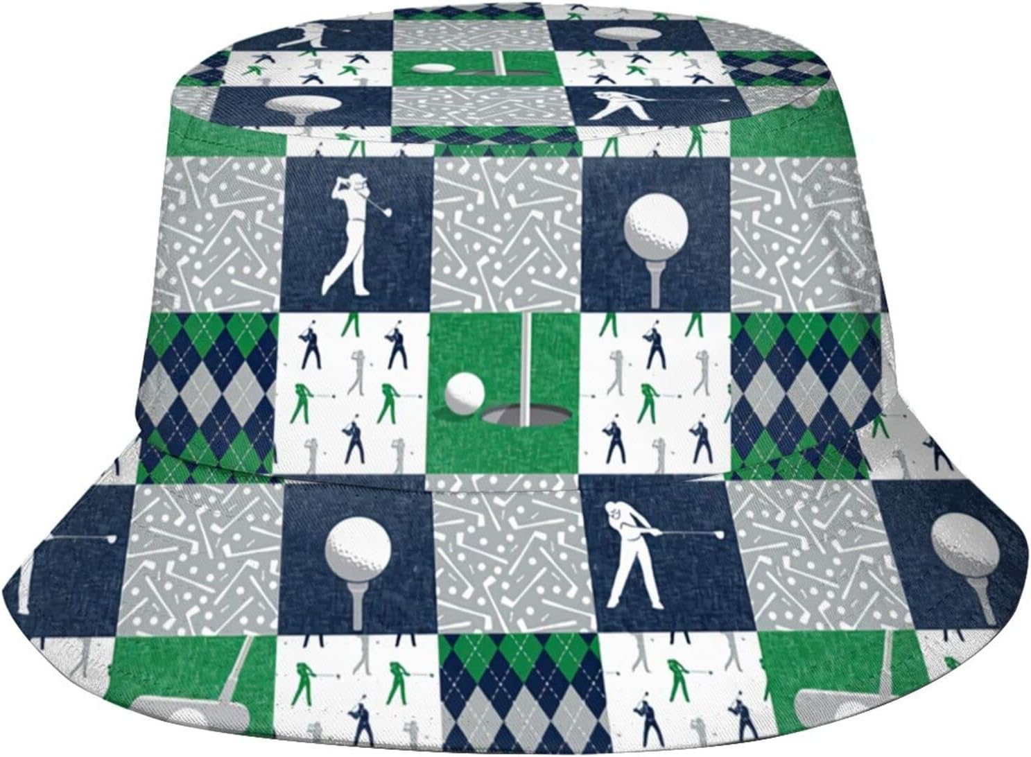 Fashion Funny Golf Sports Bucket Hat Packable Fishing Sun Cap Summer Fisherman Hats for Women Men One Size Golf Sports -10