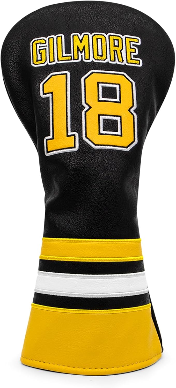 Golf Headcovers Golf Club Head Covers Advanced Embroidery Number 18 Premium Leather Driver Fairway(FW) Wood Hybrid(UT) with Number Tags, Golf Blade Mallet Putter Cover For Driver(1pcs)