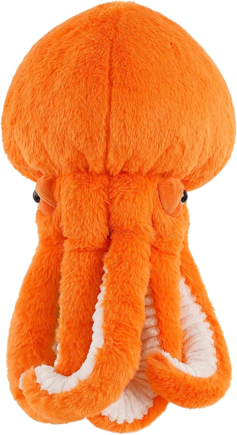 Funny Golf Club Head Covers, Plush Driver Headcover Octopus, Golf Gift for Men Women Orange Octopus