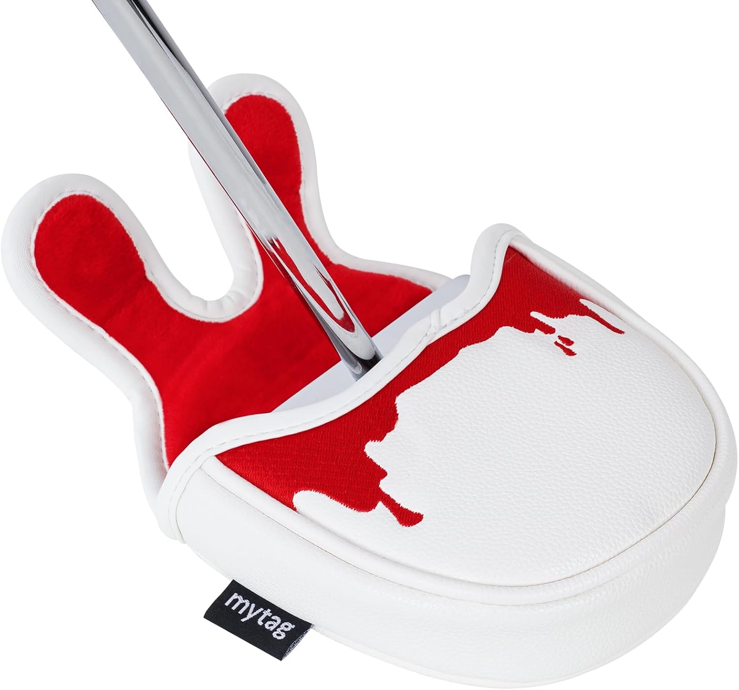 Putter Covers Hockey Goalie Mask, Mallet Putter Cover Blade Putter Cover Strong Magnetic Putter Headcover Center Shaft Cover