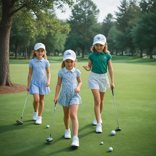 Chic Golf Attire for Little Ones