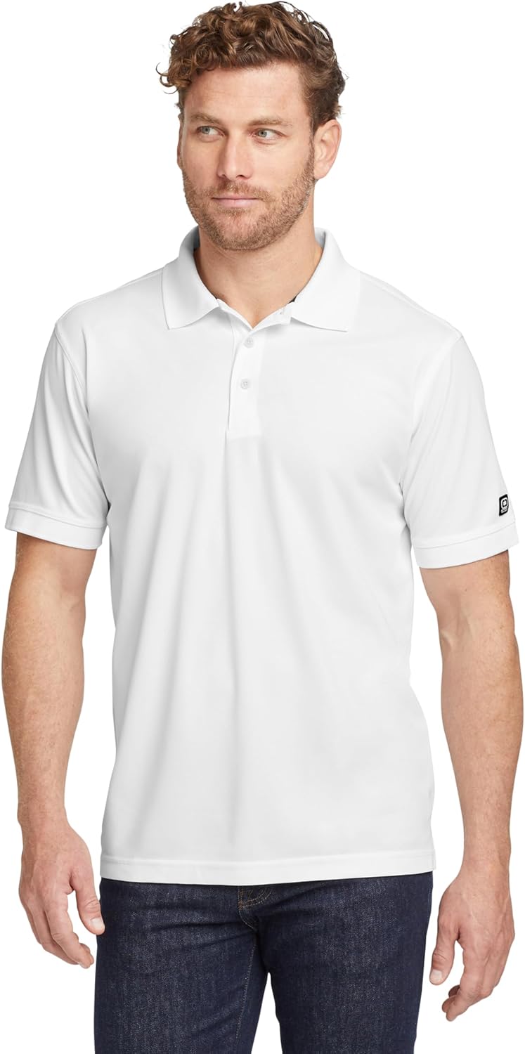 Unisex Caliber 2.0 Polo - Moisture Wicking Polo Shirt for Men & Women, Collared Shirt for Work, Summer & Golf X-Large Bright White