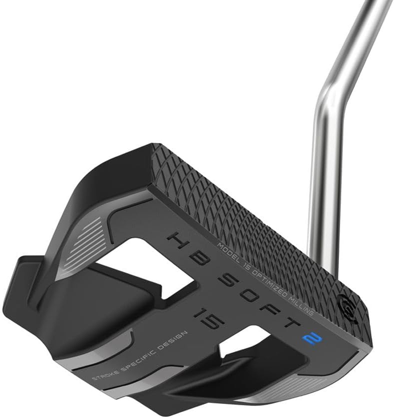 HB Soft 2 Putter (Model 15) Black 35" Single Bend - Oversized Grip Right Hand