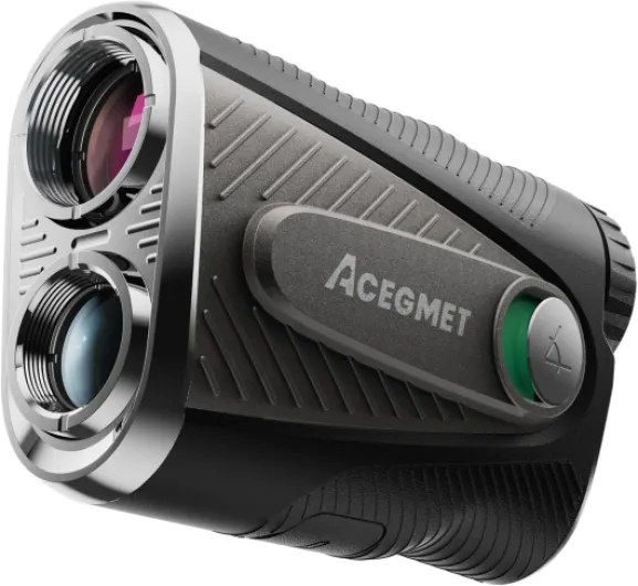 Golf Rangefinder with Slope & Coach Mode - 1300 Yards Laser Range Finder, Hybrid-pwr Rechargeable, 0.1s Flag Pin Locking Vibration, 7X Magnification, Dual-Color Display, Magnet