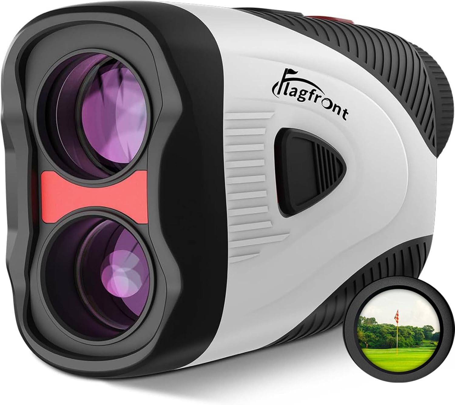 Range Finder Golf Rangefinder with Slope, 1200 Yards Golf Range Finder, 6X Magnification, Flag Locking Vibration, Must Accessories for Golfer N3