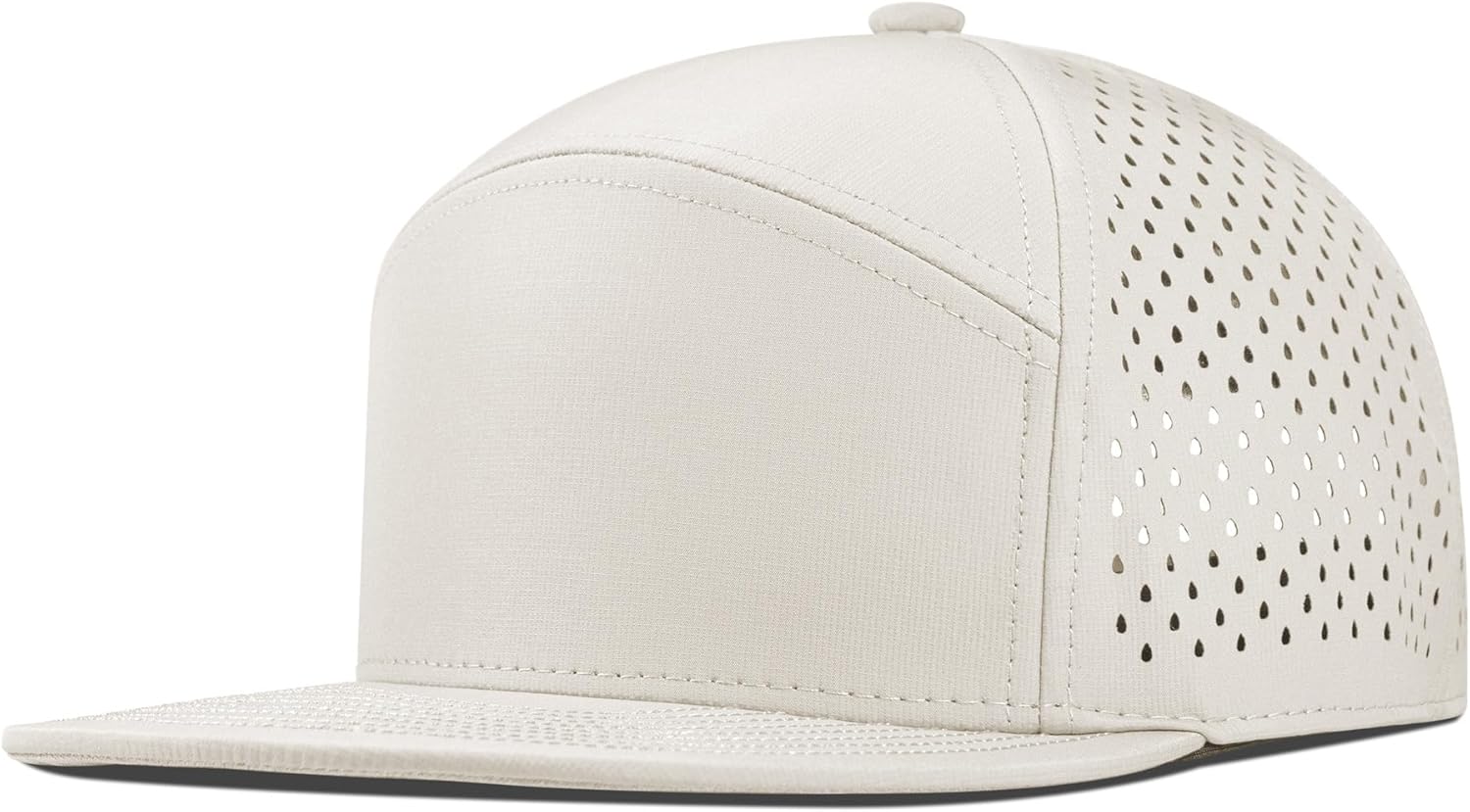 Performance Snapback Hats for Men Women,Flat Bill Cap,Golf,Running,Workout Size:3.XL(X-Large) / Big Head / (58-62cm) 30.pearl