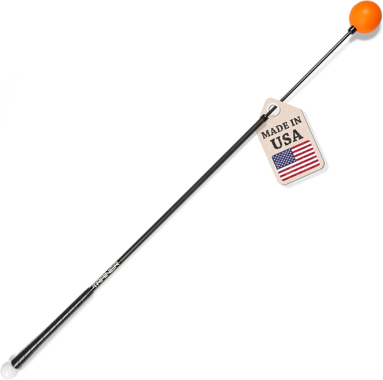Golf Swing Trainer Aid Patented & Made in USA for Improved Rhythm, Flexibility, Balance, Tempo, and Strength *American Made* Full-Size - 47"