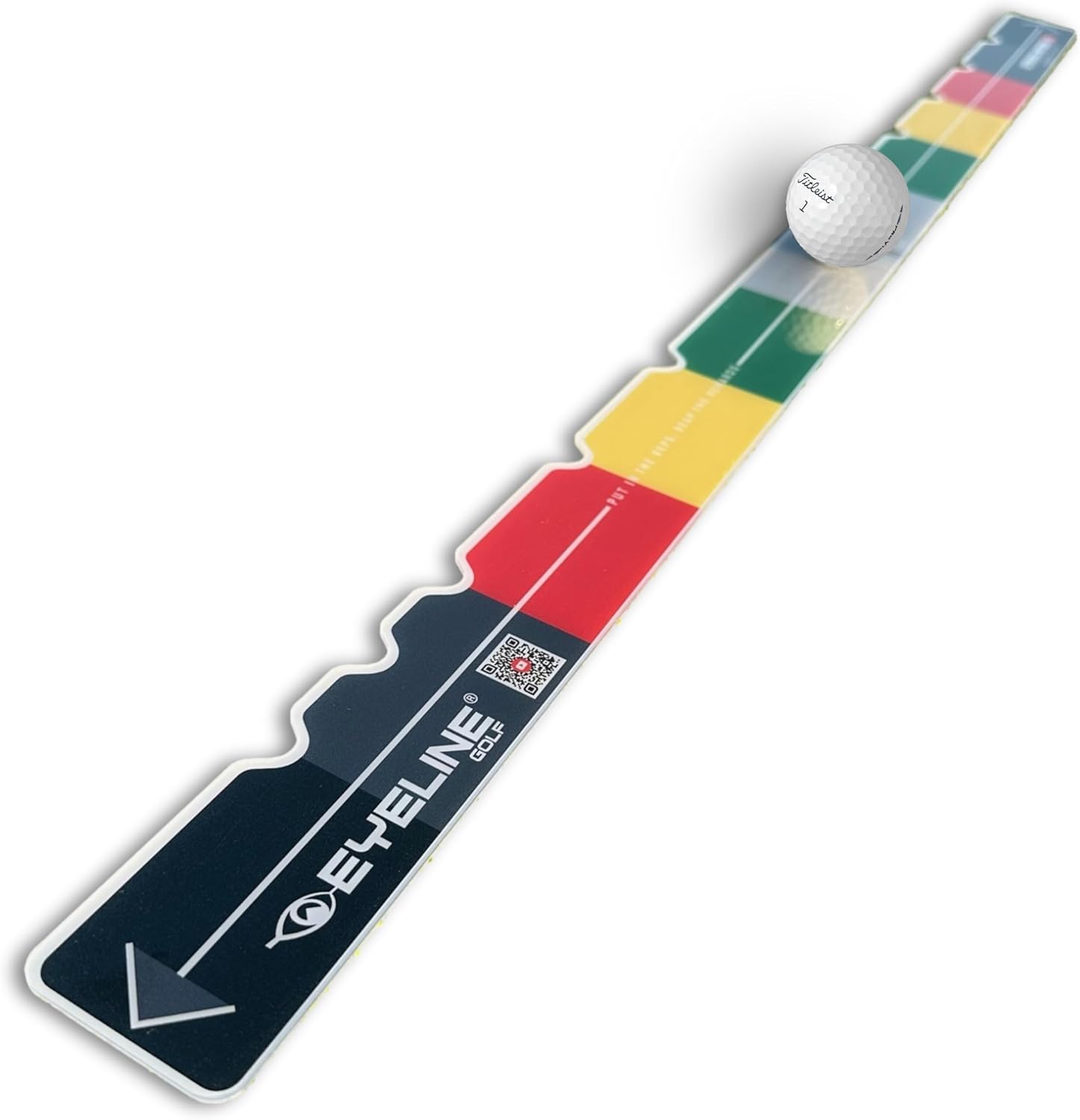 Stroke Meter by Todd Sones Golf Putting Trainer with Color-Coded Guides for Distance and Speed Control, Improve Pace and Consistency with 50/50 or 60/40 Stroke Training, Eliminate 3-Putts - 2025 Model Stroke Meter 2.0