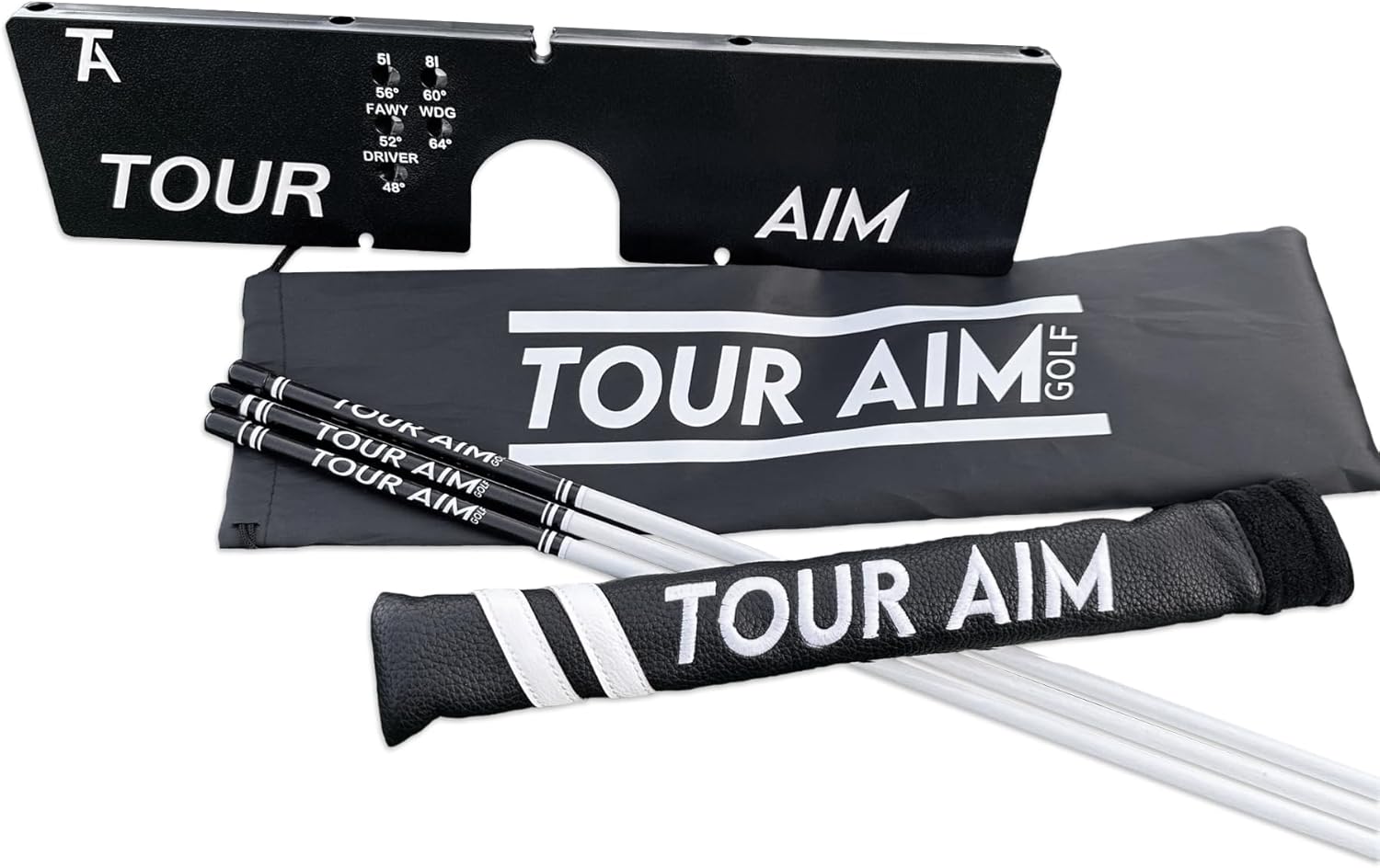2.0 Golf Training Aid – 11-in-1 Alignment Sticks & Swing Plane Golf Practice System – Lightweight Alternative to Heavy Brick-Like Golf Aids – Maximum Portability, Accuracy & Consistency