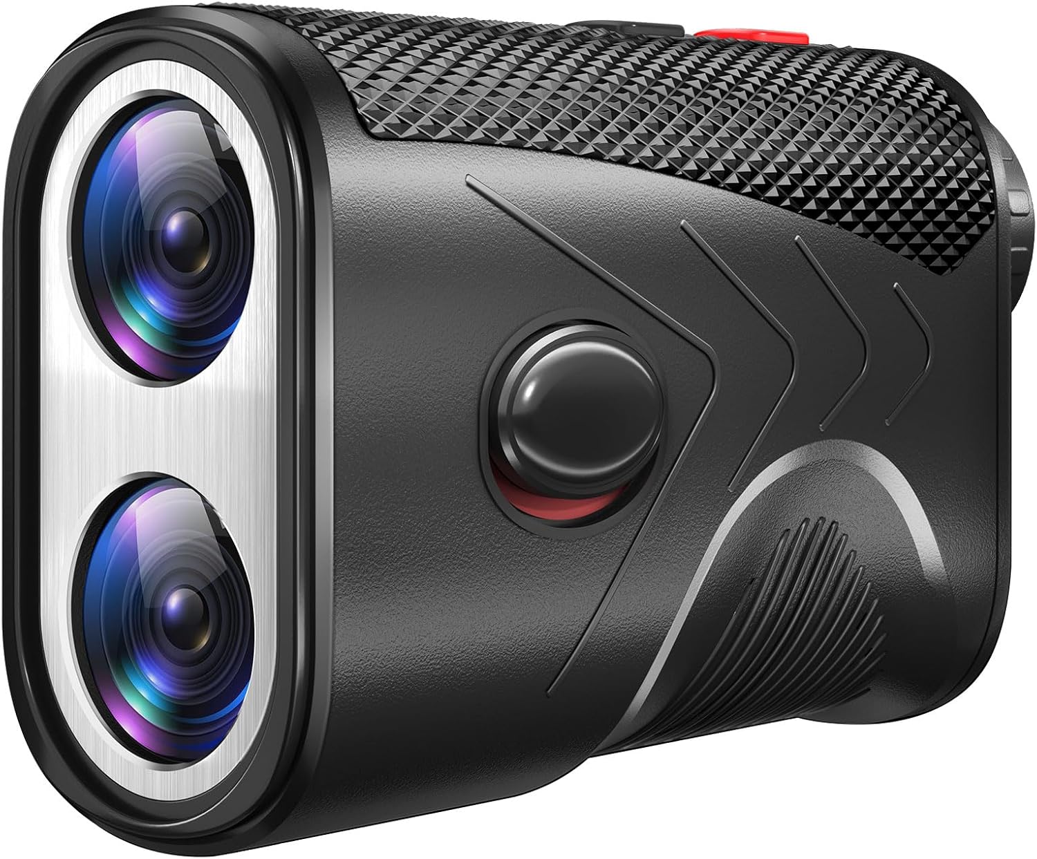 1200 Yards Range Finder Golf, 7X Magnification Golf Rangefinder with Slope, Laser Range Finder with Flag Lock, 0.5 Yard Accuracy, Ideal Golf Accessories for Golfers & Hunting Black