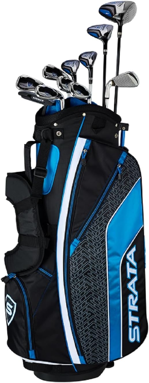 Golf Men's Strata Complete Set Silver 16 Piece (Strata Ultimate) Left
